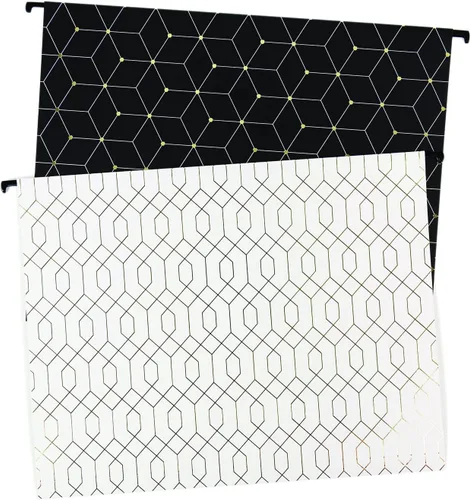 Vista 7 de U Brands Carpetas colgantes para archivos, tonos de joyas Fleuri, 12