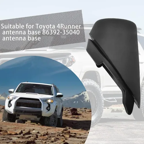 Vista 4 de Base de adaptador de goma para adorno de antena compatible con Toyota 4Runner 2010 2011 2012 2013 Reemplazar 86392-35040 antena de radio manual