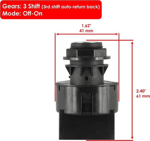 Vista 2 de Caltric Interruptor de llave de encendido compatible con Polaris Scrambler 500 2X4 4X4 2002 2003 ATV Nuevo