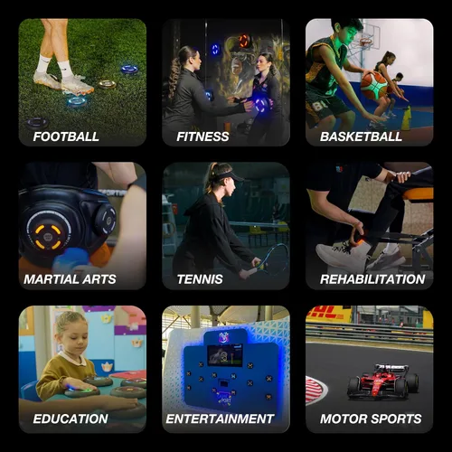 Vista 7 de Plataforma de entrenamiento de reacción: mejora el tiempo de reacción, la velocidad, la agilidad y la coordinación para atletas, entrenadores