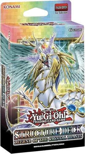 Vista 2 de Yu-Gi-Oh! Tarjetas coleccionables: Mazo estructura Leyendas de las Bestias de Cristal