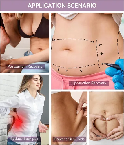 Vista 6 de YERKOAD 360 Lipo Foam Ab Board Post Cirugía Liposucción Tablas de compresión abdominal Aplanando el vientre Lumbar Lipo Recuperación
