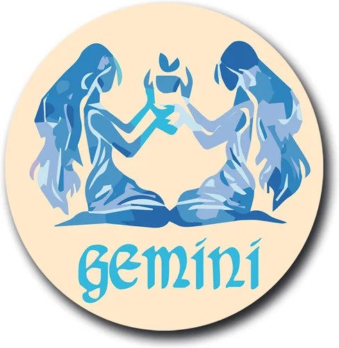 Vista 17 de Magnet Me Up Calcomanía magnética para nevera con signo del zodiaco Acuario, redondo de 5 pulgadas, colección fresca, perfecta para refrigerador