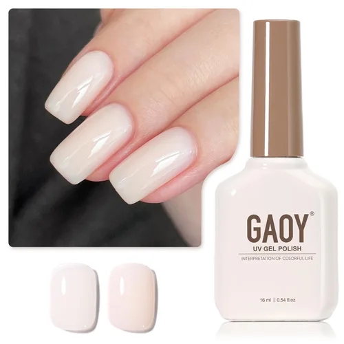 Vista 16 de GAOY - Esmalte de uñas de gel marrón, 16ml de esmalte de gel para quitar por remojo, curado con luz UV para arte de uñas, manicura DIY en casa, 2088