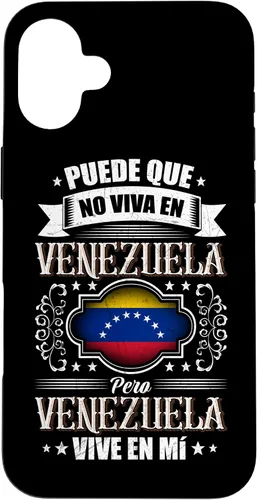 Vista 23 de Funda para iPhone 16 Puede Que Yo No Viva En Venezuela, Pero Venezuela Vive En Mí
