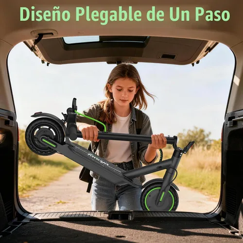 Vista 6 de Scooter eléctrico para pies de 7.8"-9.4", motor de 350W, rango máximo de 15