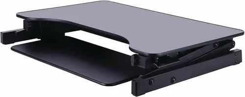 Vista 4 de Lorell soporte elevador para monitor, blanco LLR99901, Negro