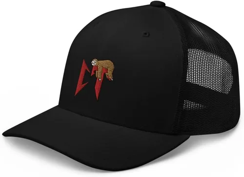 Vista 4 de RIVEMUG Corridos Tumbados CT Perezoso - Gorra de camionero curvada, media corona, ajustable, Corridos Belicos