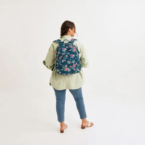 Vista 8 de Vera Bradley - Mochila Campus de algodón para mujer