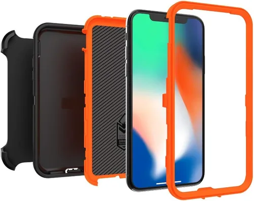 Vista 9 de OtterBox Defender Series - Estuche para teléfono celular, edición sin pantalla, para iPhone Xs y iPhone X