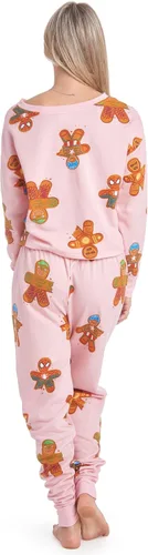 Vista 4 de Marvel Camisa y pantalones de pijama de Navidad para mujer de Avengers