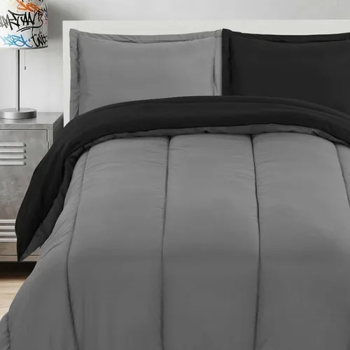 Vista 15 de Utopia Bedding - Juego de edredón de unicornio para todas las estaciones con 2 fundas de almohada, juego de cama de 3 piezas de microfibra cepillada
