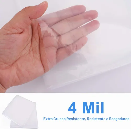 Vista 3 de Bolsas de plástico de 4 mil de grosor para almacenamiento de colchón en movimiento, tamaño individual, paquete de 2 – Protector de colchón súper