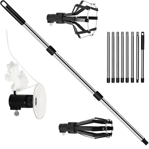 Vista 5 de Kit de poste cambiador de bombilla, 3 pinzas con varilla extensible