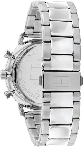 Vista 3 de Tommy Hilfiger Men's Dress Watch Multifunction Quartz Movement Water Resistant Contemporary Elegance for Any Occasion