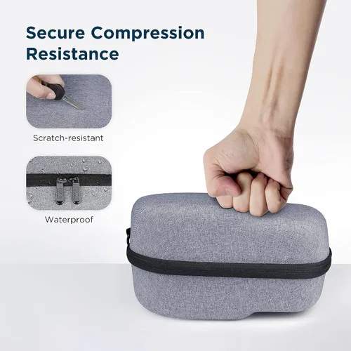 Vista 9 de KIWI design Correa cómoda para la cabeza con funda de transporte accesorios compatibles con Quest 2