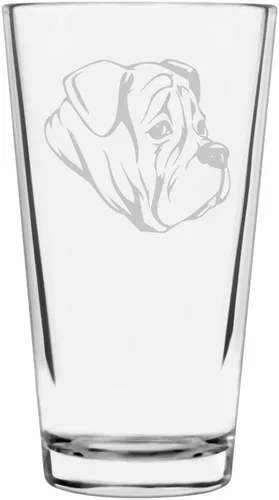 Vista 249 de Podenco Canario - Vaso de pinta de 16 onzas con temática de perro personalizado