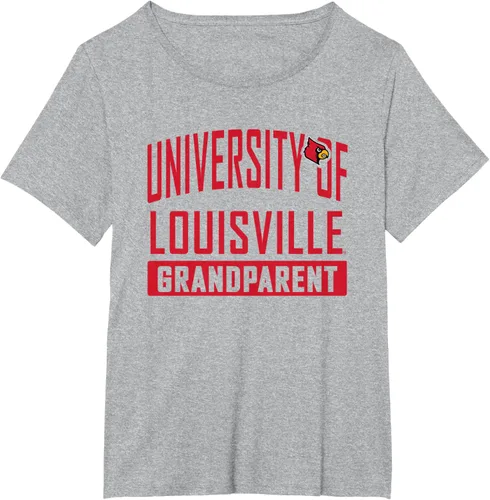 Vista 19 de Louisville Cardinals Grandparent University Camiseta, Negro
