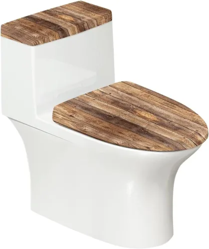 Vista 39 de Juego de 2 Fundas de Asiento de Inodoro con Hojas de Arce de Otoño, Juego de Fundas de Tapa de Tanque de Inodoro con Hojas de Arce Impresas