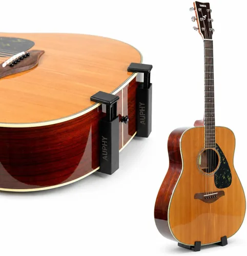 Vista 7 de Soporte universal plegable para guitarra con marco en A, antideslizante, soporte fuerte para guitarra acústica eléctrica, bajo, ukelele, viaje