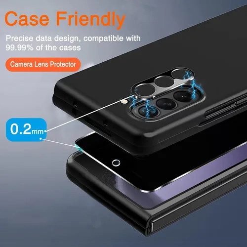 Vista 5 de Ferilinso Paquete de 2 protectores de pantalla de privacidad para Samsung Galaxy Z Fold 6 [compatible con fundas de teléfono], película