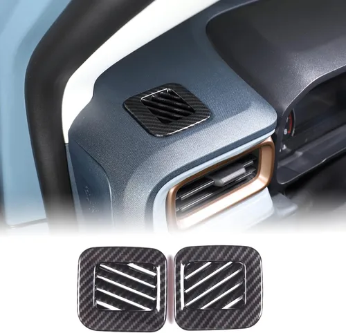 Vista 10 de Aunginsy Borde de cubierta de salida de aire acondicionado del tablero Compatible con Ford Maverick 2022 2023 2024 2025 Marco de salida de viento