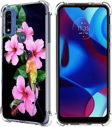 Vista 18 de Funda para Moto G Pure/Moto G Power 2022/Moto G Play 2023, colorida funda protectora de poliuretano termoplástico resistente a los arañazos