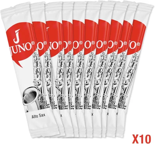 Vista 4 de Vandoren JUNO Cañas para saxofón alto, fuerza 2, caja de 10, JSR612