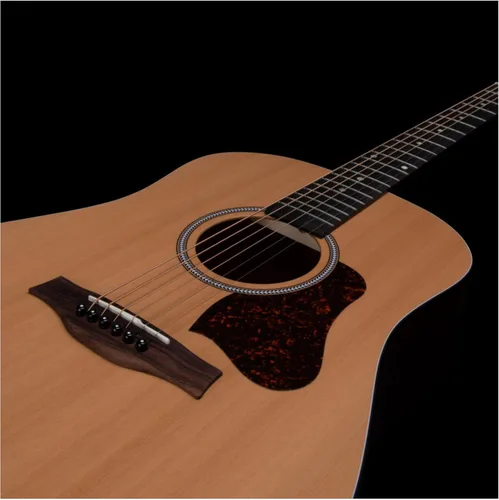 Vista 5 de Seagull S6 Original DREADNOUGHT Guitarra acústica, diapasón de palisandro, SEMI-Gloss personalizado