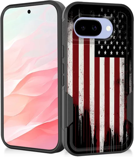 Vista 53 de Funda para Pixel 7a, resistente de doble capa híbrida de policarbonato duro de goma suave a prueba de golpes para Google Pixel 7A 6.1 pulgadas