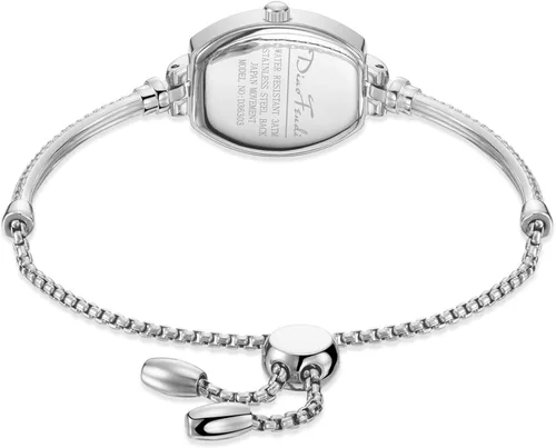 Vista 4 de Reloj de pulsera pequeña para mujer, reloj analógico de vestir de diamantes impermeable