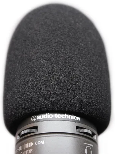 Vista 6 de Esponja para micrófonos AT2020 de Vocalbeat – El Filtro pop perfecto para tu micrófono de Audio Technica – Fabricado con esponja de calidad que