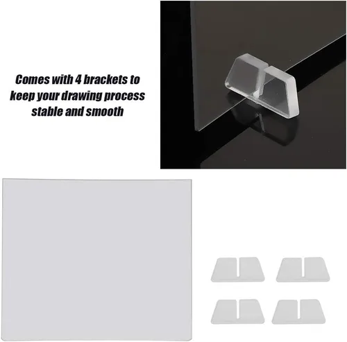 Vista 4 de Simlug Tablero de seguimiento óptico portátil, proyector de dibujo IP65, un espejo mágico para estudiantes, adultos, artistas, principiantes