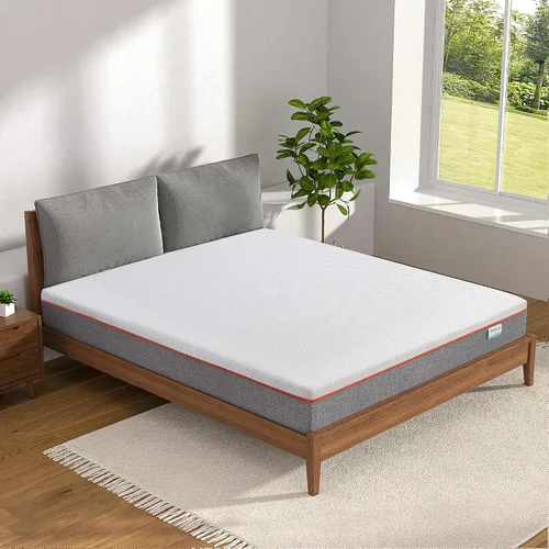 Vista 9 de VECELO Cubrecolchón de espuma viscoelástica con infusión de gel, tamaño individual, protector de colchón fresco de 2 pulgadas con funda lavable