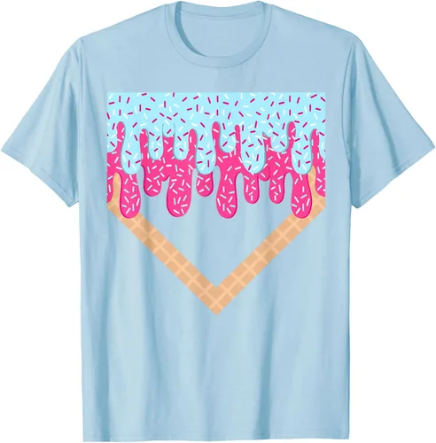 Vista 92 de Baseball Drip Boys Home Plate Ice Cream Sport Players & Fans Camiseta