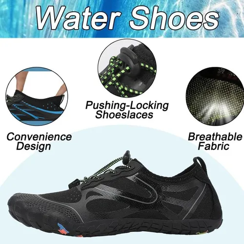 Vista 2 de LIZRHA Zapatos de agua para hombre, zapatos de agua para mujer, zapatos de agua para hombre, zapatos de playa para hombre y mujer, zapatos