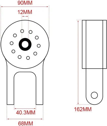 Vista 5 de Soporte de motor trasero de poliuretano de aluminio 85A de PTNHZ para 2013-2018 Ford Focus ST/RS Mazda Speed 3