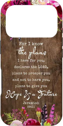 Vista 30 de for I Know The Plans I Have for You - Funda cristiana para iPhone 17 de Jeremías 29:11