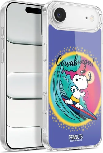Vista 135 de Head Case Designs Funda de gel con licencia oficial de Peanuts Beach Surf Snoopy Boardwalk Airbrush [protección de grado militar] compatible