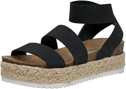 Vista 2 de CUSHIONAIRE - Alpargata de corcho Mandy para mujer, sandalia con cuña