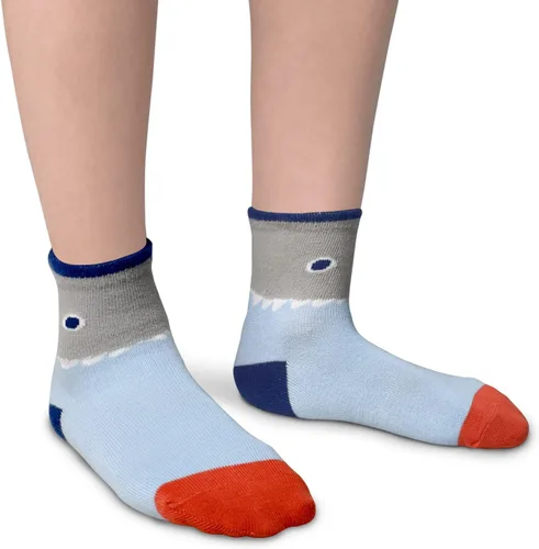 Vista 7 de ELUTONG Kids Non Slip Socks Grip Ankle Sticky Toddler Socks 12 Pairs for 1-33-55-7 Years Old Boys Girls Infant Baby