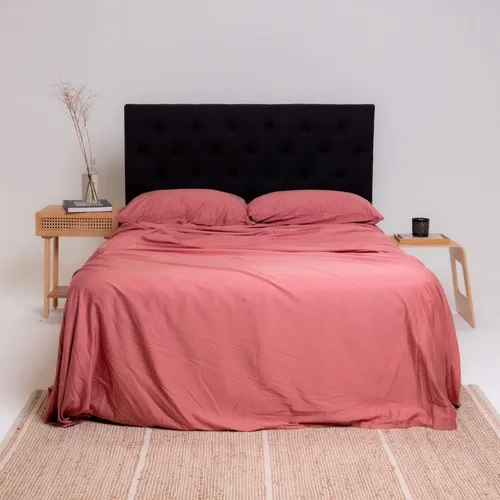Vista 14 de THE LAD COLLECTIVE Juego de ropa de cama 2.0 – Juego de sábanas y fundas de almohada de 4 piezas, mezcla de algodón personalizada, suave, cómodo