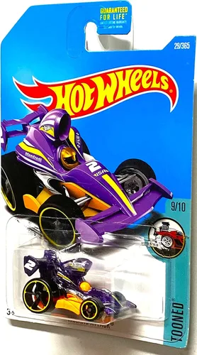 Vista 2 de Hot Wheels, 2017 Tooned, Tarmac Attack Mini Car [Púrpura] 29/365