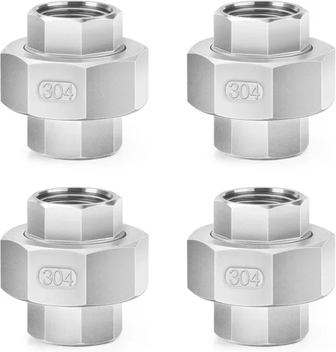 Vista 11 de ChillWaves Montaje de tubería de acero inoxidable 304, unión, adaptador de rosca hembra NPT de 2 "(1 PACK)