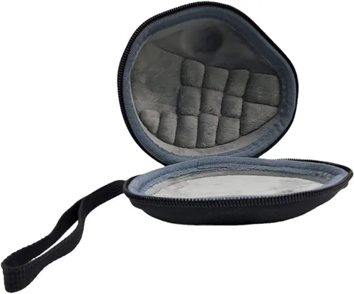 Vista 5 de Funda de viaje para mouse compatible con Logitech Ergo M575 Mouse inalámbrico Trackball para computadora, solo funda (negro/gris)