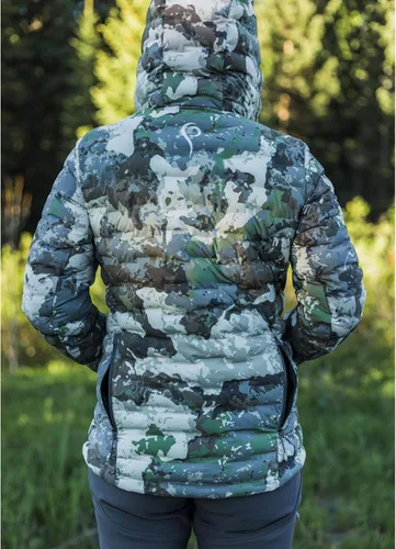 Vista 6 de Chaqueta aislante sintética Dunitas para mujer - Chaqueta de caza de camuflaje para mujer