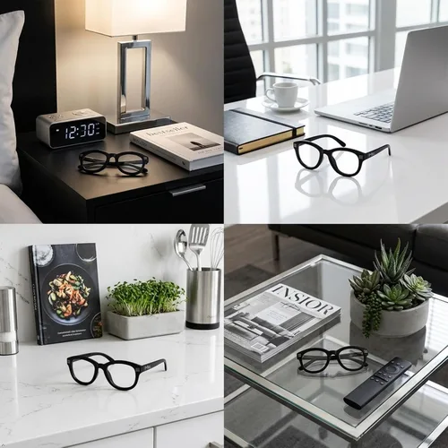 Vista 8 de Eyekepper Gafas de lectura 0.0, lectores para mujer, ojo de gato negro Lupa de gran tamaño para mujer, elegantes lentes de lectura con bisagras