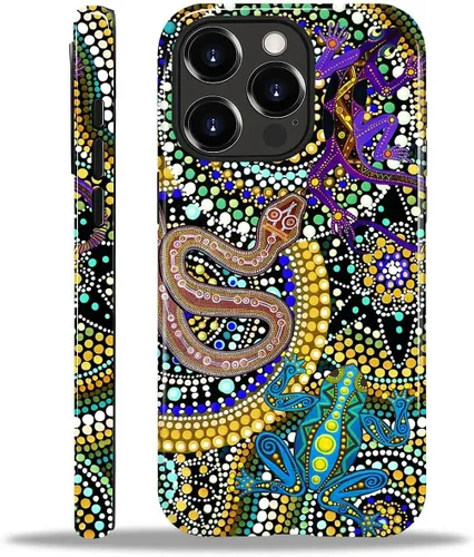 Vista 20 de Funda para iPhone 11, resistente híbrida 2 en 1, protección completa contra golpes con acabado brillante, diseño de collage de tela a cuadros