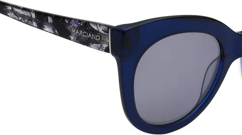 Vista 6 de anteojos de sol Guess by Marciano GM 760mm 076084x Shiny Light BlueBLU Mirror