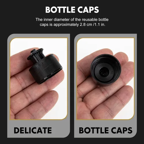 Vista 9 de Tapas de botellas deportivas Tapa de mano para botellas de gotero 1.102 in Diámetro exterior Sellado